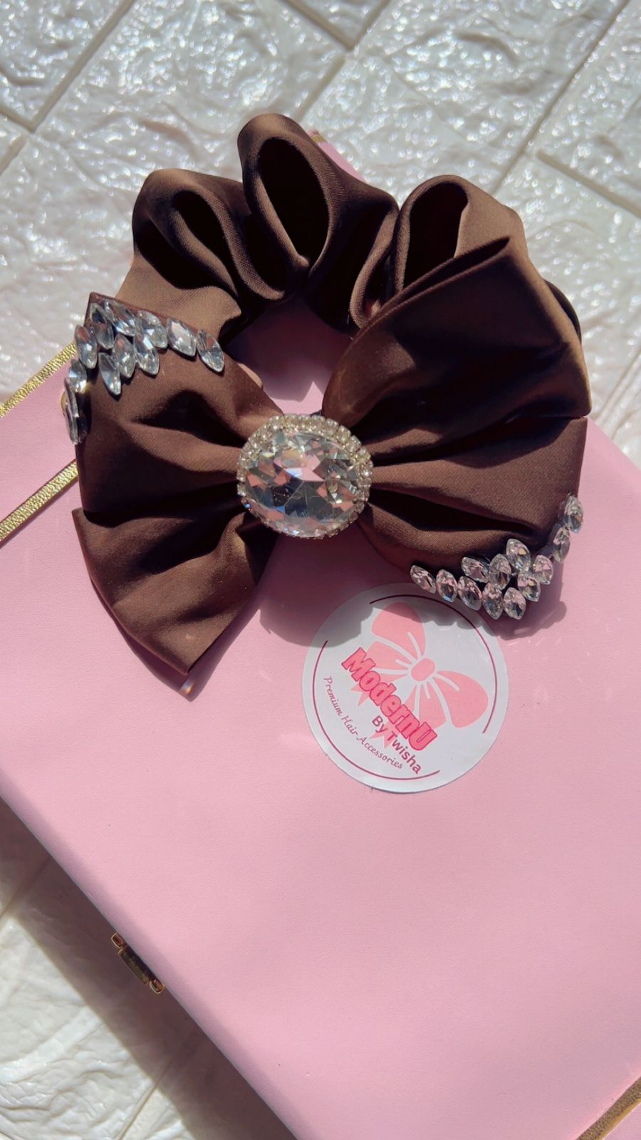 Mocha Sparkle Luxe - Scrunchie