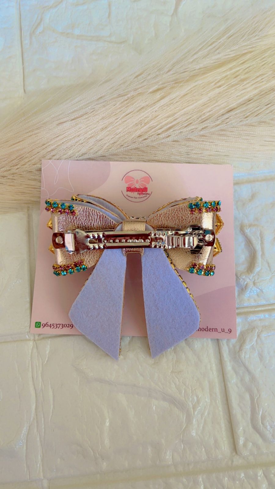 Fiora- Bow/ Embellished Bow/ Bejeweled Bow