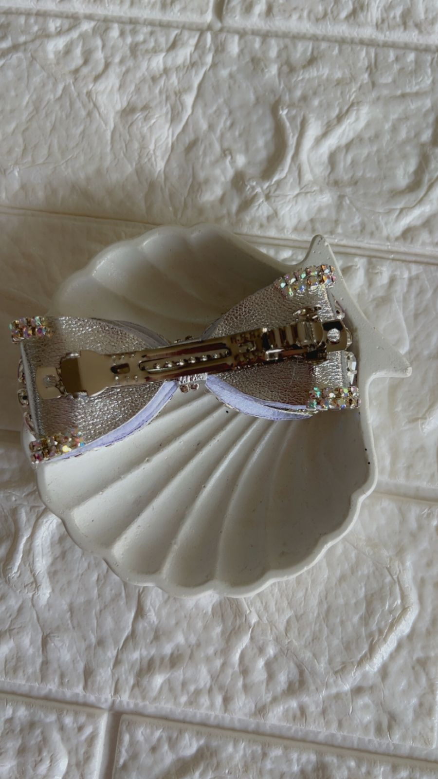 Silver Luxe - Bow/ Embellished Bow/ Bejeweled Bow