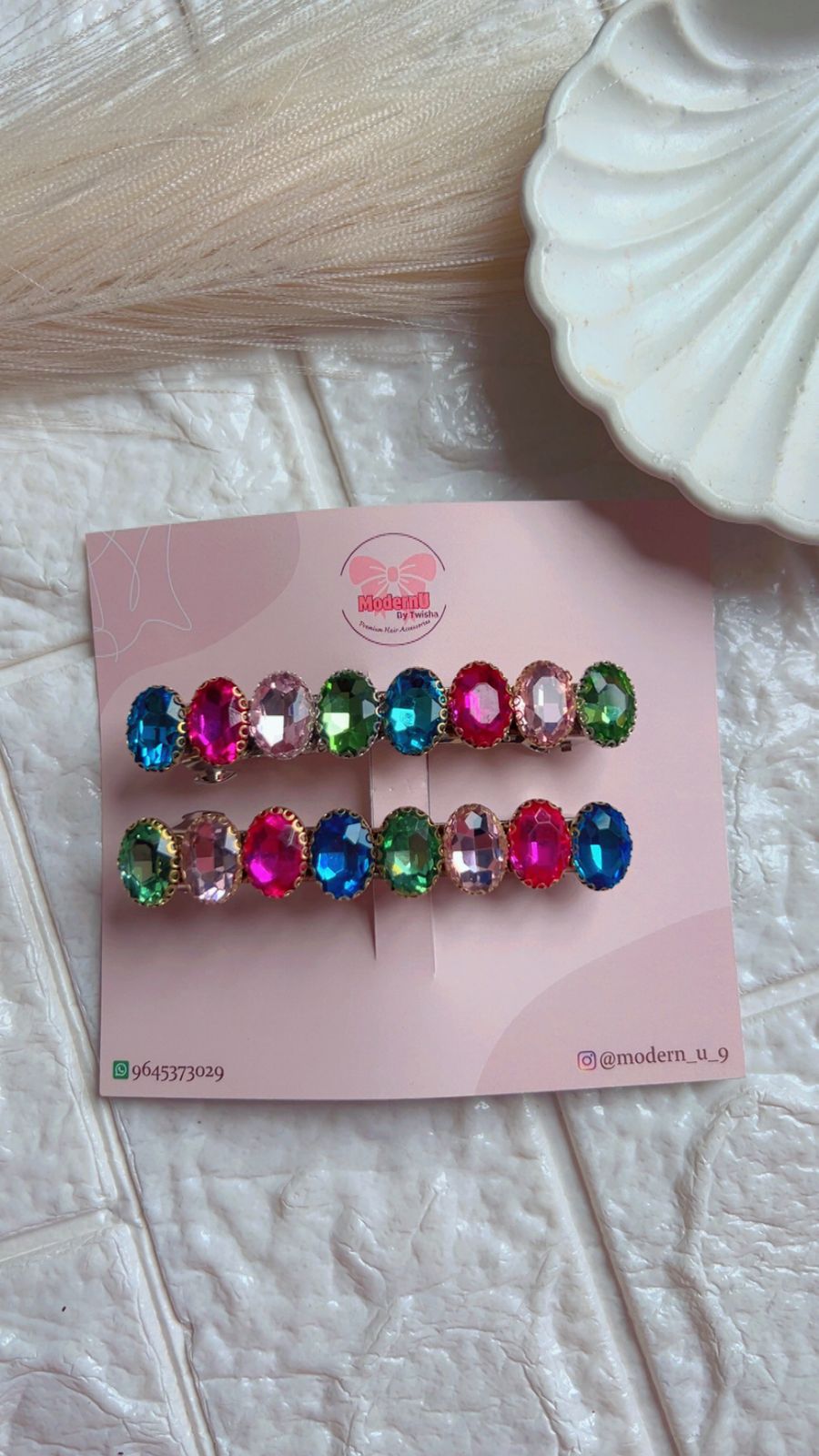 Gleam Dot - Barrette/ Backclips (Single)