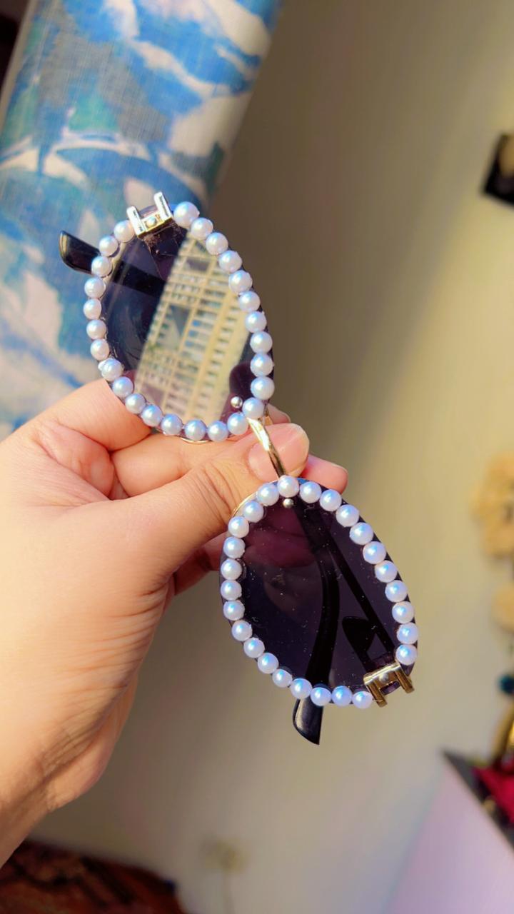 Navy Dazzle- Sunglass