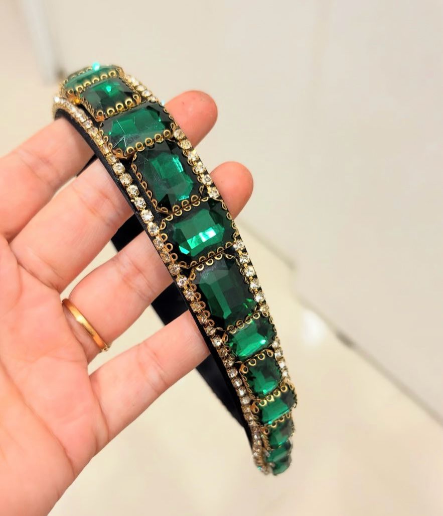 Emerald Elegance- Hairband