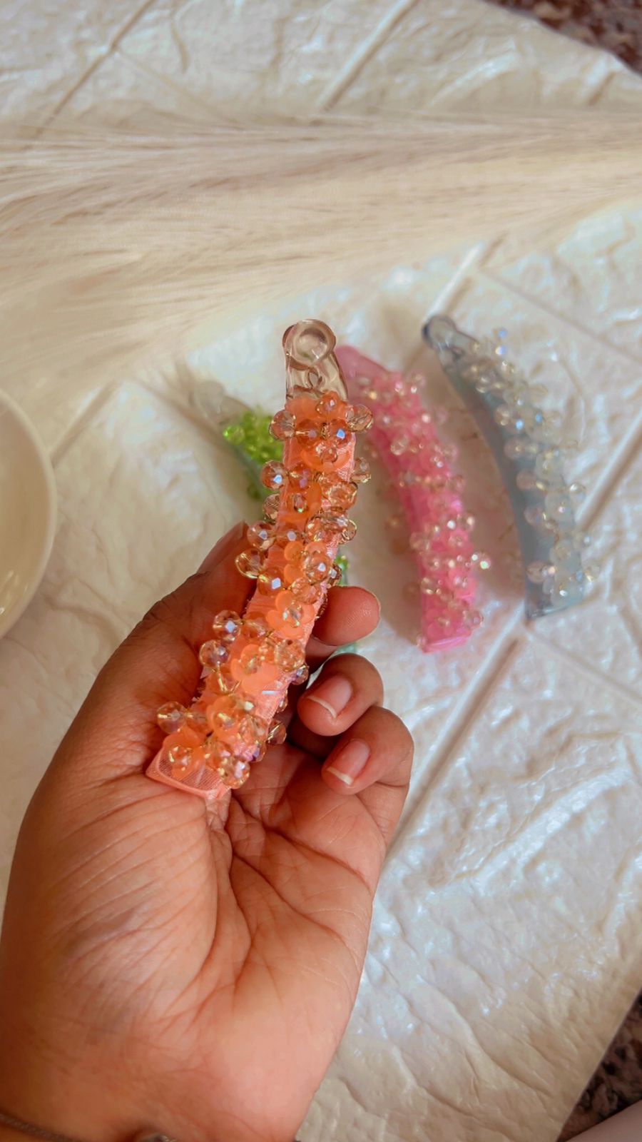 Crystal Bloom Banana Clip- Banana Clips