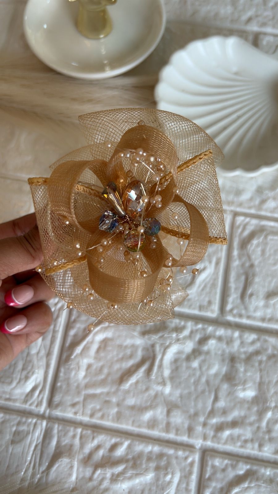 Golden Veil - Claw Clip