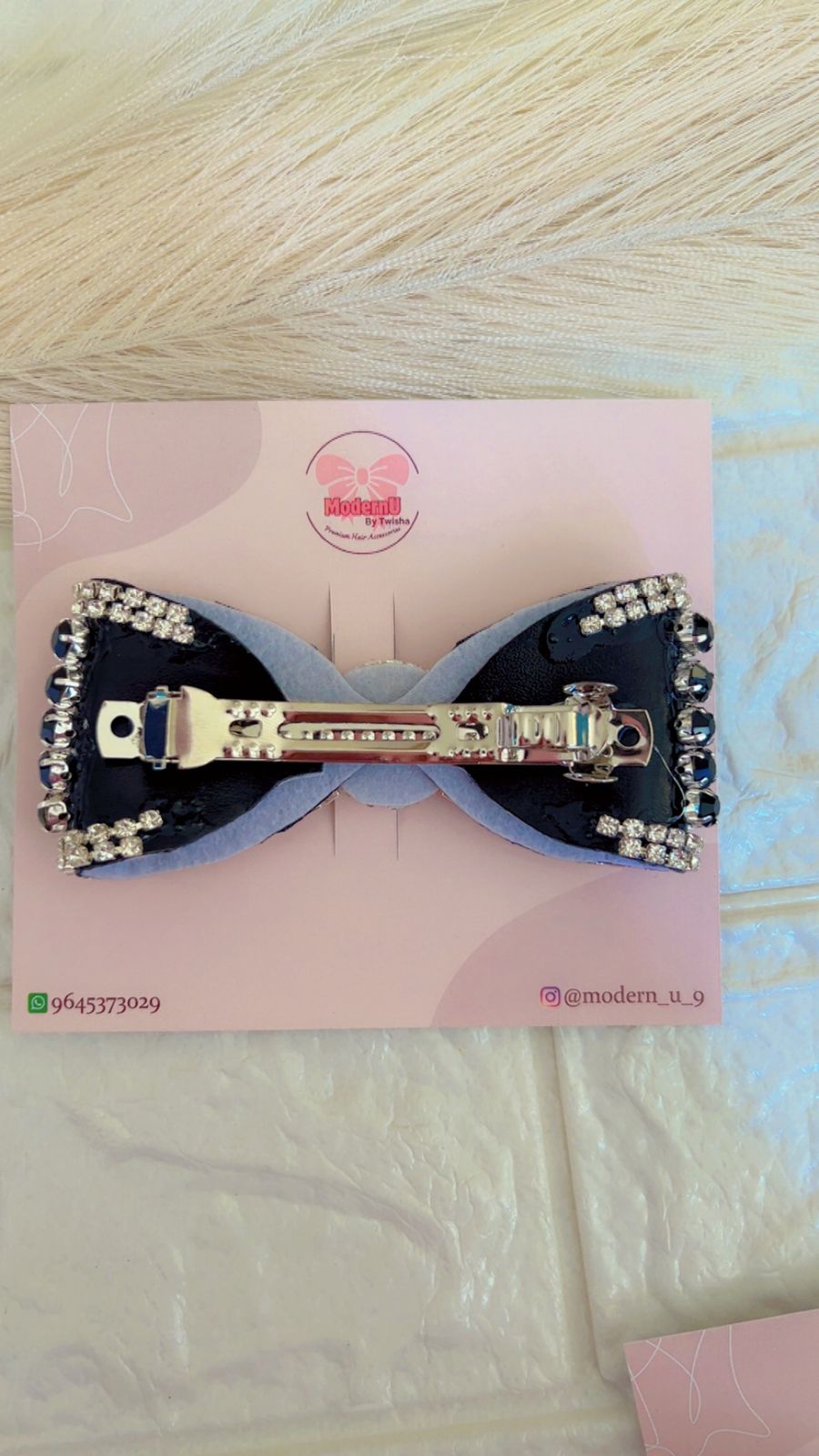 Midnight Radiance- Bow/ Embellished Bow/ Bejeweled Bow