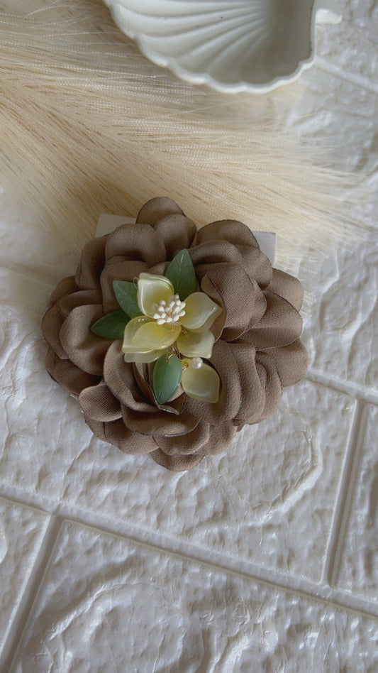Korean Flower Hair Brooch