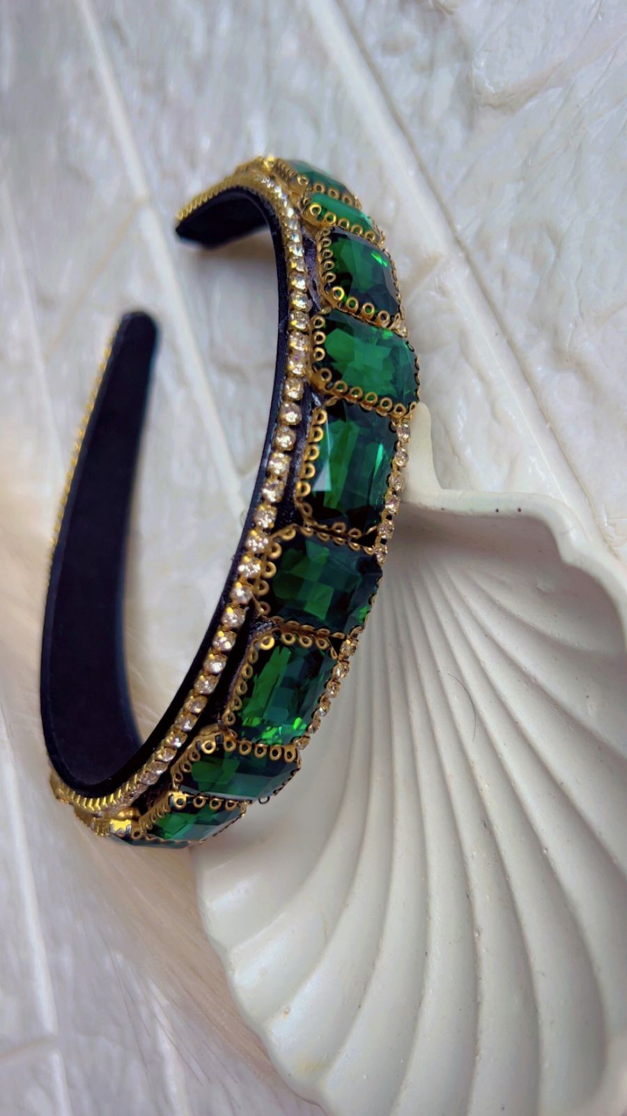 Emerald Elegance-  Hairband