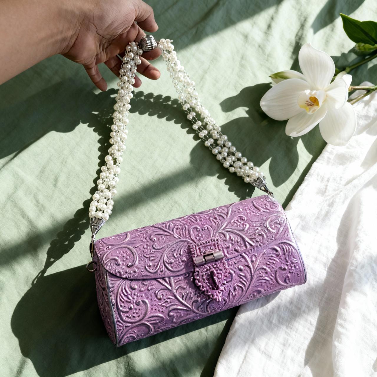 Pink Royale Brass Bag