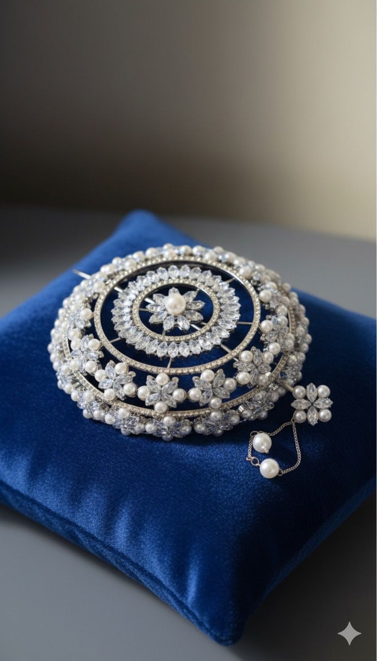 Royal Radiance Silver- Bun Cage