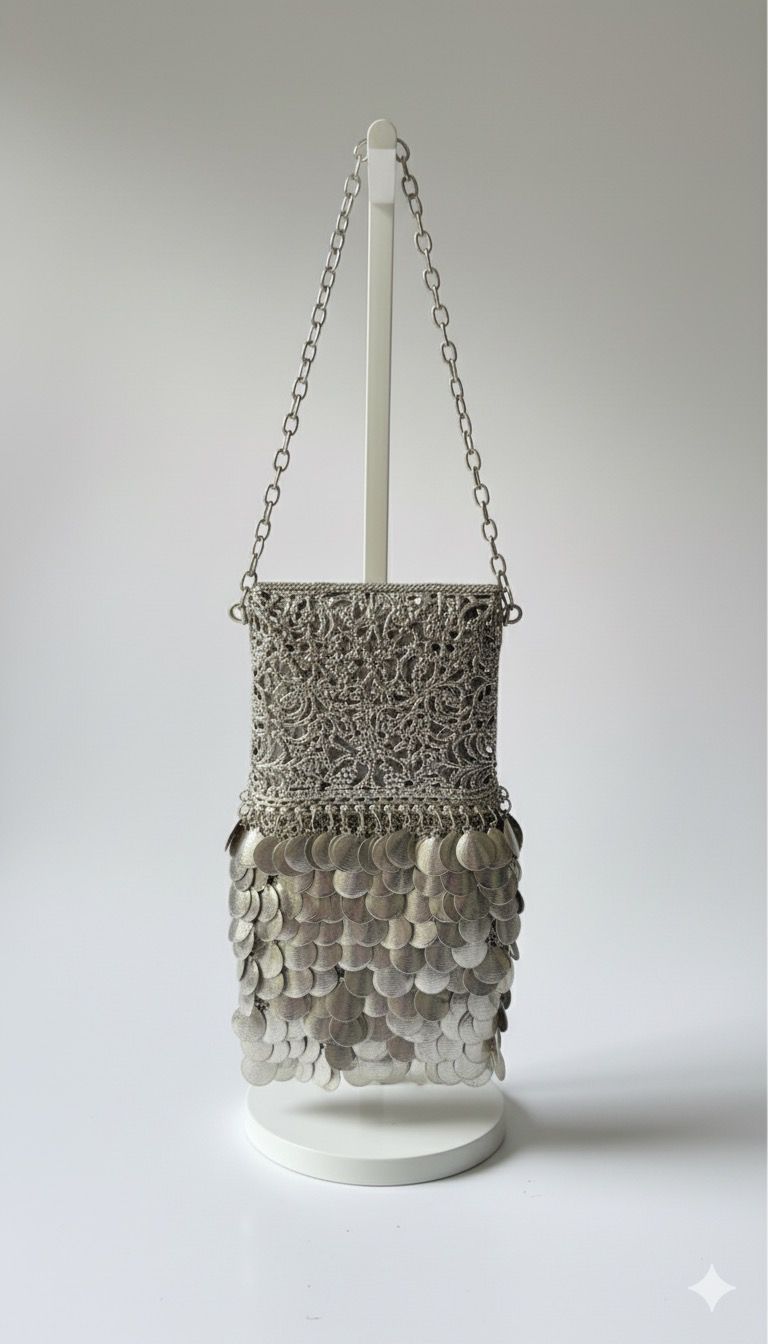 Celeste Metal Mobile Bag