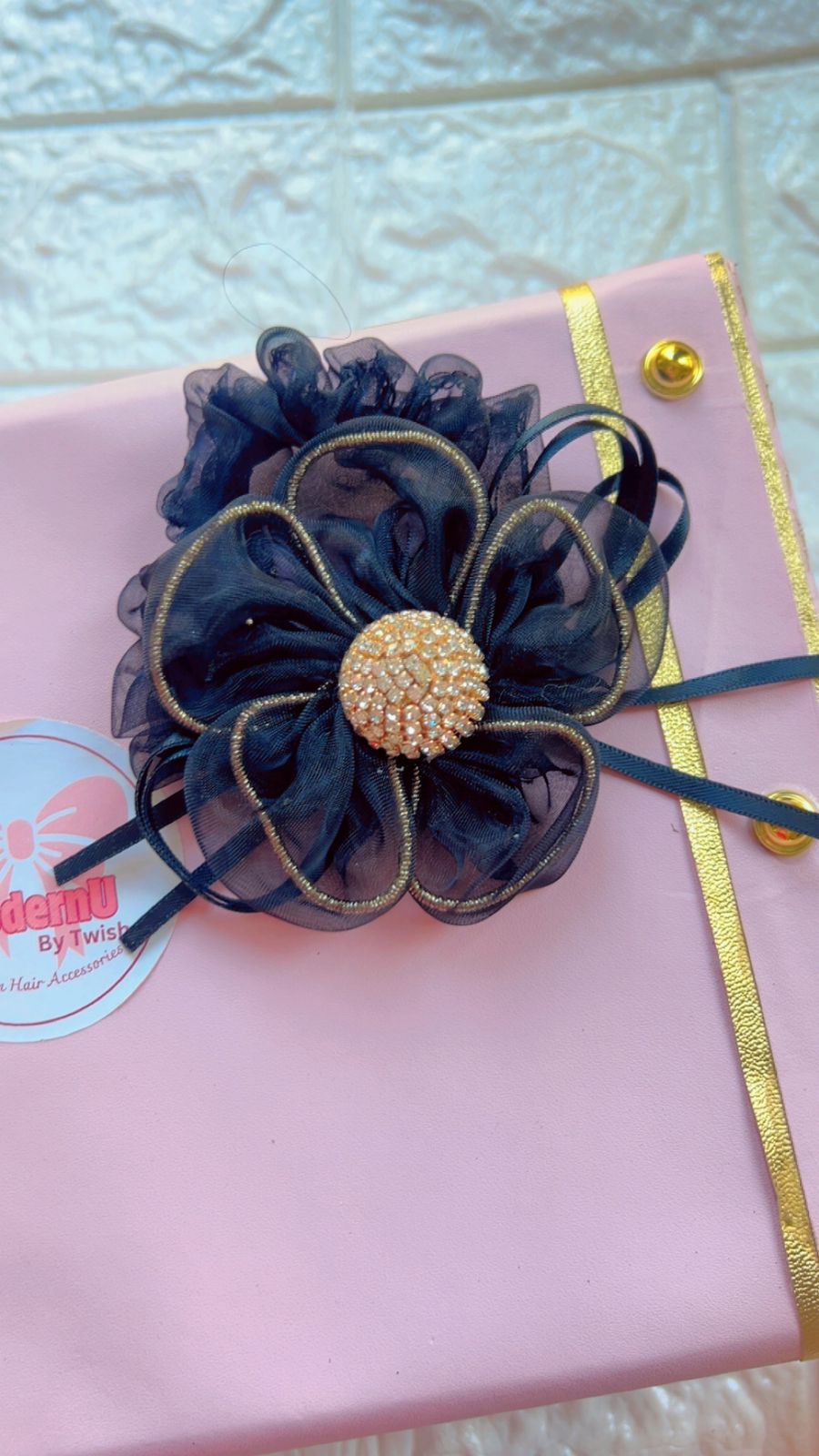 Organza Flower - Scrunchie